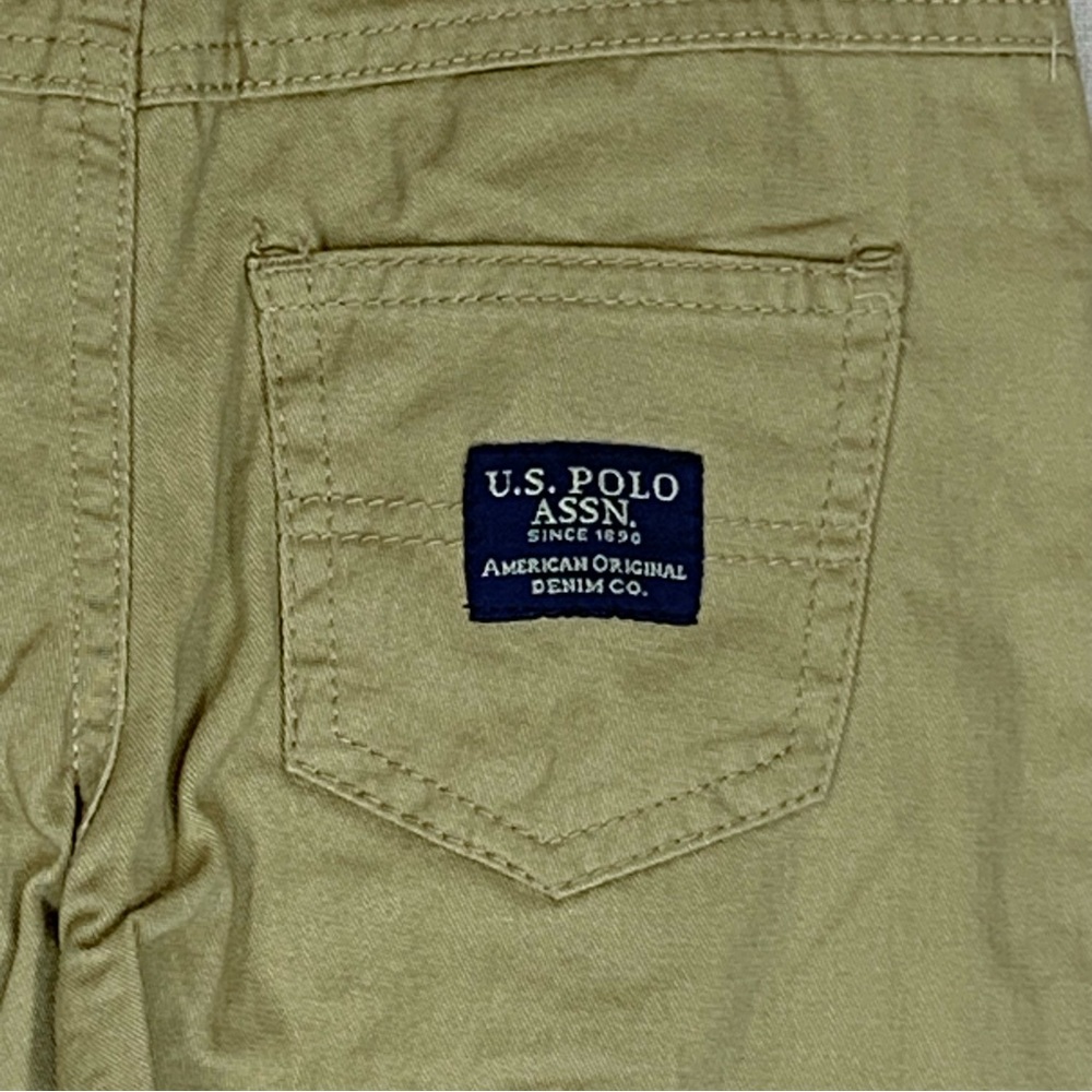 U.S. Polo Assn~NWT~Boy’s 2 Piece Plaid Button Up Shirt/Khaki Pant Set~Sz 6 - Picture 12 of 15